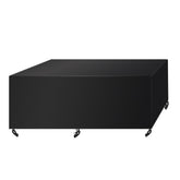 Protect Your Outdoor Furniture with Waterproof Patio Table Cover - Wind, Rain, and Dust-Proof for 98"L x 78"W x 32"H Furniture Set - FDA Approved and UV Resistant - Black